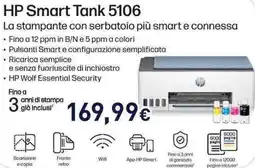 Unieuro HP Smart Tank 5106 offerta