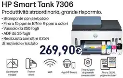 Unieuro HP Smart Tank 7306 offerta