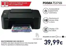 Unieuro PIXMA TS3750i offerta
