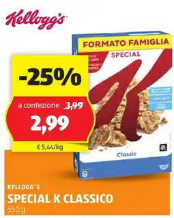 ALDI KELLOGG'S SPECIAL K CLASSICO offerta