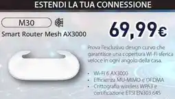 Unieuro Smart Router Mesh AX3000 offerta