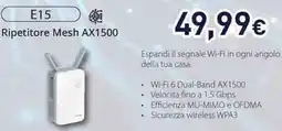 Unieuro Ripetitore Mesh AX1500 offerta
