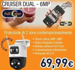 Unieuro CRUISER DUAL - 6MP offerta