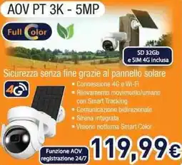 Unieuro AOV PT 3K - 5MP offerta
