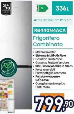 Unieuro RB440N4ACA Frigorifero Combinato offerta