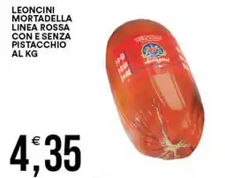 Vantaggio Cash&Carry Leoncini mortadella linea rossa con e senza pistacchio offerta