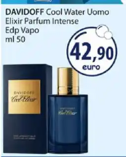 Acqua & Sapone DAVIDOFF Cool Water Uomo Elixir Parfum Intense Edp Vapo ml 50 offerta