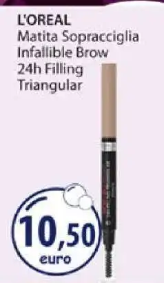 Acqua & Sapone L'OREAL Matita Sopracciglia Infaillible Brow 24h Filling Triangular offerta