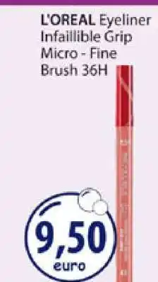 Acqua & Sapone L'OREAL Eyeliner Infaillible Grip Micro - Fine Brush 36H offerta