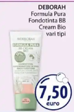 Acqua & Sapone DEBORAH Formula Pura Fondotinta BB Cream Bio offerta