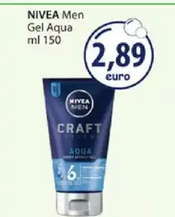 Acqua & Sapone NIVEA Men Gel Aqua ml 150 offerta