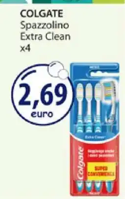 Acqua & Sapone COLGATE Spazzolino Extra Clean x4 offerta