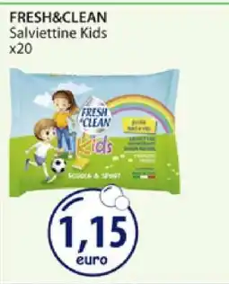 Acqua & Sapone FRESH&CLEAN Salviettine Kids x20 offerta