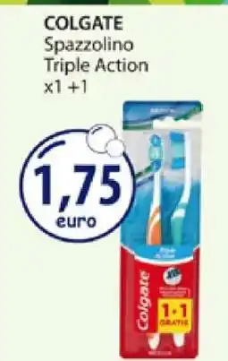 Acqua & Sapone COLGATE Spazzolino Triple Action x1 +1 offerta