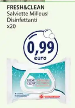 Acqua & Sapone FRESH&CLEAN Salviette Milleusi Disinfettanti x20 offerta