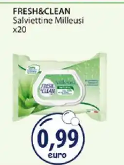 Acqua & Sapone FRESH&CLEAN Salviettine Milleusi x20 offerta