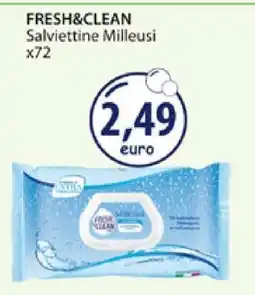 Acqua & Sapone FRESH&CLEAN Salviettine Milleusi x72 offerta