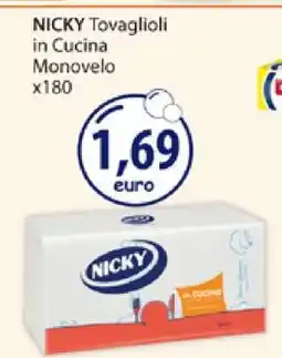 Acqua & Sapone NICKY Tovaglioli in Cucina Monovelo x180 offerta