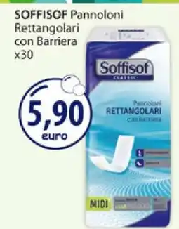 Acqua & Sapone SOFFISOF Pannoloni Rettangolari con Barriera x30 offerta