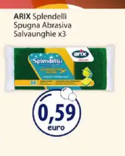 Acqua & Sapone ARIX Splendelli Spugna Abrasiva Salvaughie x3 offerta