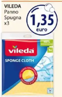 Acqua & Sapone VILEDA Panno Spugna x3 offerta