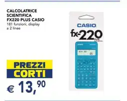 Esselunga CALCOLATRICE SCIENTIFICA FX220 PLUS CASIO offerta