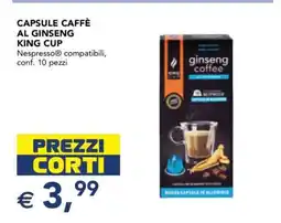 Esselunga Capsule Caffè al Ginseng King Cup offerta