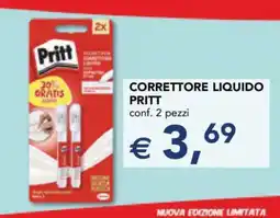 Esselunga CORRETTORE LIQUIDO PRITT offerta