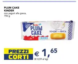 Esselunga PLUM CAKE KINDER offerta