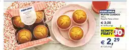 Esselunga MUFFIN CLASSICO offerta