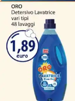 Acqua & Sapone ORO Detersivo Lavatrice offerta