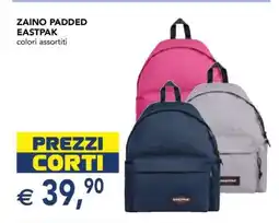 Esselunga ZAINO PADDED EASTPAK offerta