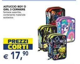 Esselunga ASTUCCIO BOY O GIRL 3 CERNIERE offerta