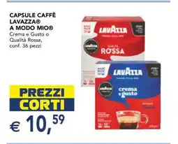Esselunga CAPSULE CAFFÈ LAVAZZA A MODO MIO offerta