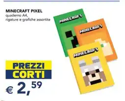 Esselunga MINECRAFT PIXEL offerta
