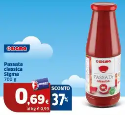 Sigma Passata classica Sigma offerta