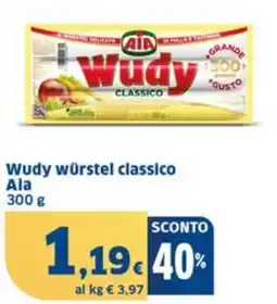 Sigma Wudy würstel classico Aia offerta
