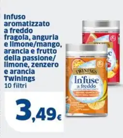 Sigma Infuso aromatizzato fragola, anguria e limone/mango, arancia e frutto della passione/ limone, zenzero e arancia Twinings offerta