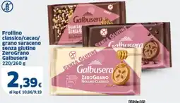Sigma Frollino classico/cacao/ grano saraceno senza glutine ZeroGrano Galbusera offerta