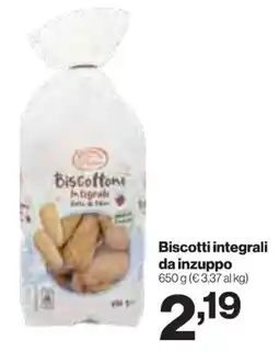 In'S Mercato Biscotti integrali da inzuppo offerta