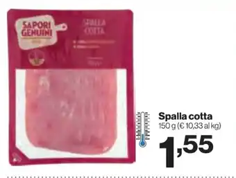 In'S Mercato Spalla cotta offerta