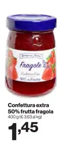 In'S Mercato Confettura extra 50% frutta fragola offerta