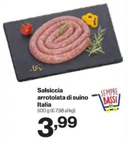 In'S Mercato Salsiccia arrotolata di suino Italia offerta
