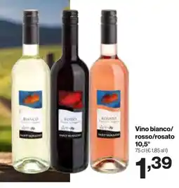In'S Mercato Vino bianco/ rosso/rosato 10,5° offerta