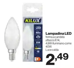 In'S Mercato KILUX Lampadina LED offerta