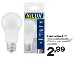 In'S Mercato KILUX Lampadina LED offerta