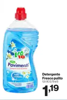 In'S Mercato ECO 10 Detergente Fresco pulito offerta
