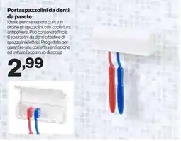 In'S Mercato Portaspazzolini da denti da parete offerta