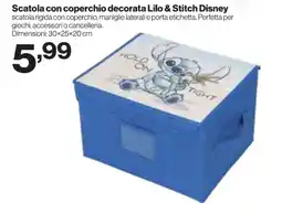In'S Mercato Scatola con coperchio decorata Lilo & Stitch Disney offerta