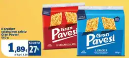 Sigma Il Cracker salato/non salato Gran Pavesi offerta
